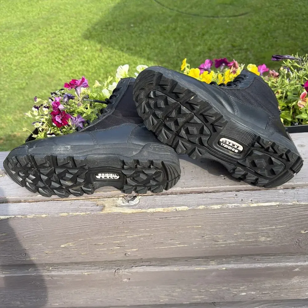 Original S.W.A.T. Classic 9 Tactical Boots Sz 11.5 Black Military Combat USA